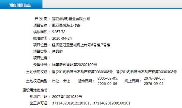 4月下旬臨沂共31項目獲預(yù)售證 共批準(zhǔn)78棟樓