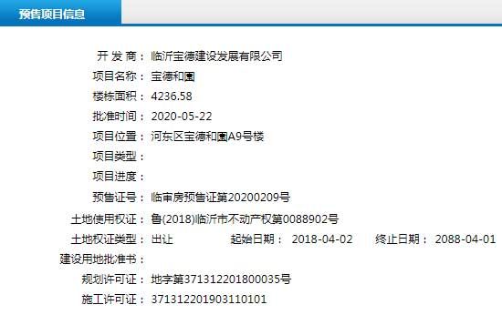 5月下旬臨沂共24項目獲預售證 共批準56棟樓