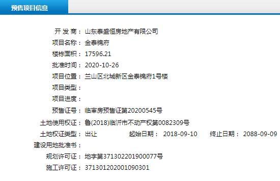 10月下旬臨沂共30項目獲預(yù)售證 共批準(zhǔn)85棟樓